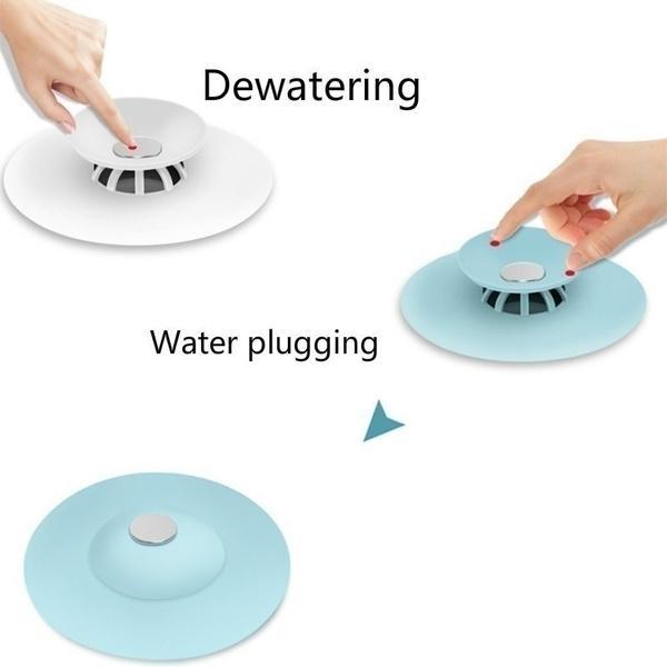 1163 Creative 2-in-1 Silicone Sewer Sink Sealer Cover Drainer (multicolour) 1163 Creative 2-in-1 Silicone Sewer Sink Sealer Cover Drainer (multicolour)